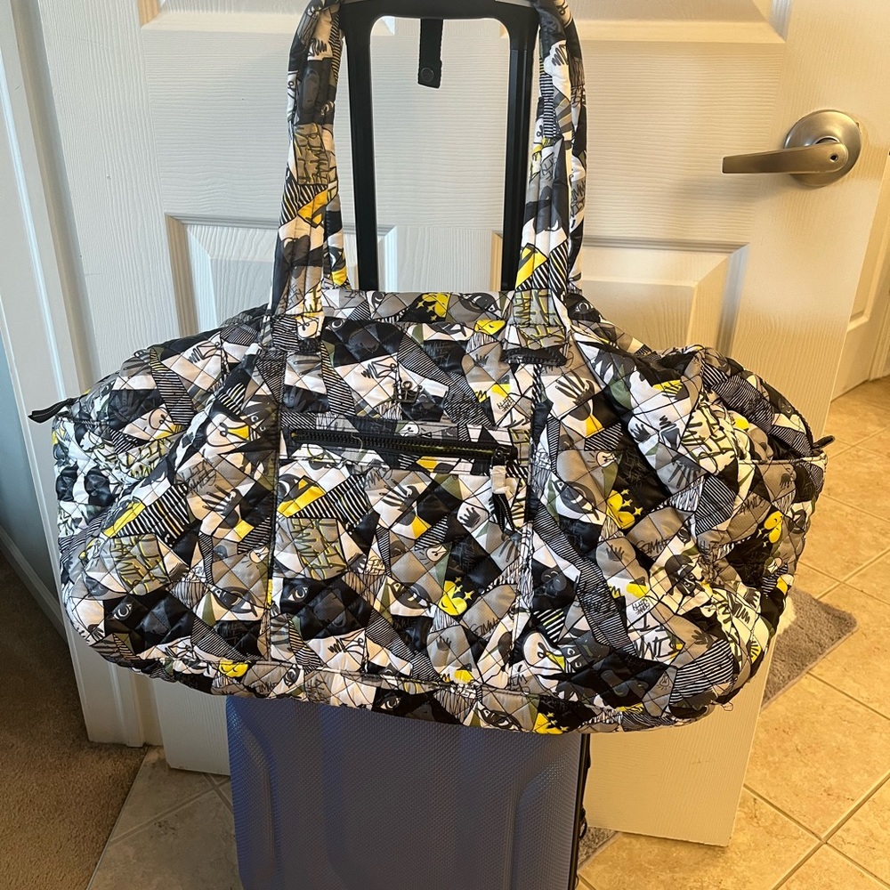 Quilted Travel tote, rare pattern.